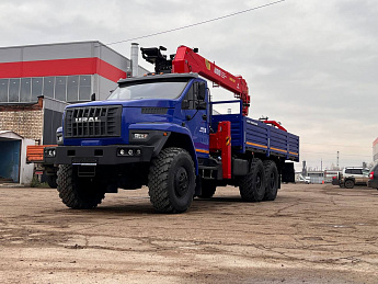 Бортовой УРАЛ 4320 с КМУ УММ УММаш 816Т_3