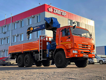 Бортовой КАМАЗ 43118 с КМУ DONGYANG SS2036 (дв. Cummins,  сп/место)_0